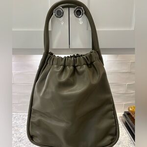 Lulu Dharma Olive Green Pleated Tote